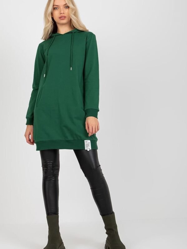Robe Sweat Verte Courte Casual