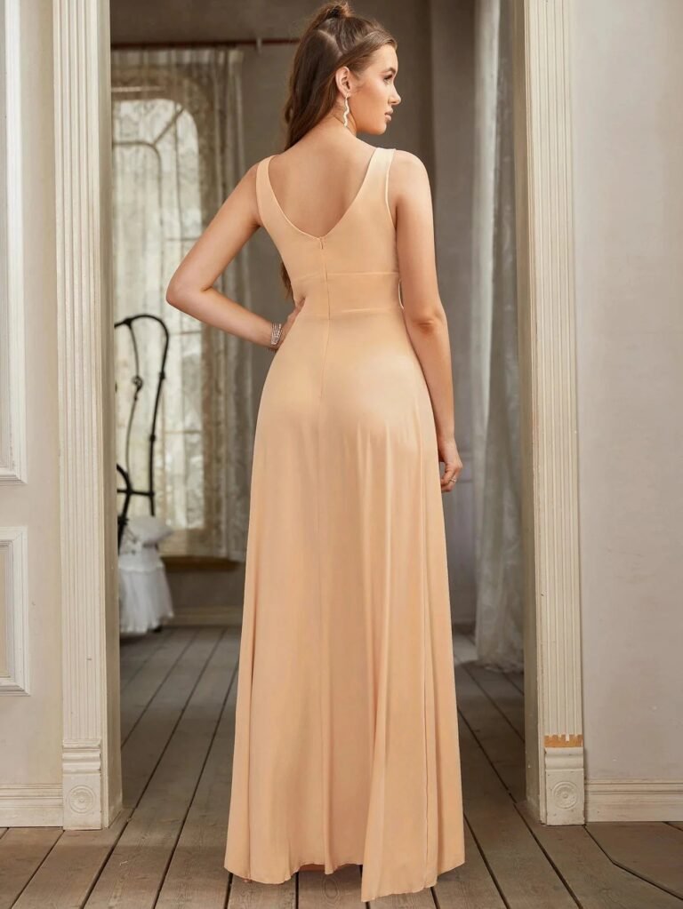 Robes Demoiselle Dhonneur Dos Nu 5