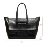 Sac A Main Crocodile Noir 2