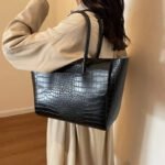 Sac A Main Crocodile Noir 4