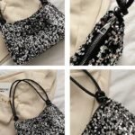 Sac A Main Paillette Argente 4