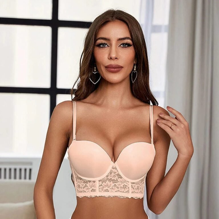 Soutien Gorge Dos Nu Beige Invisible En Dentelle
