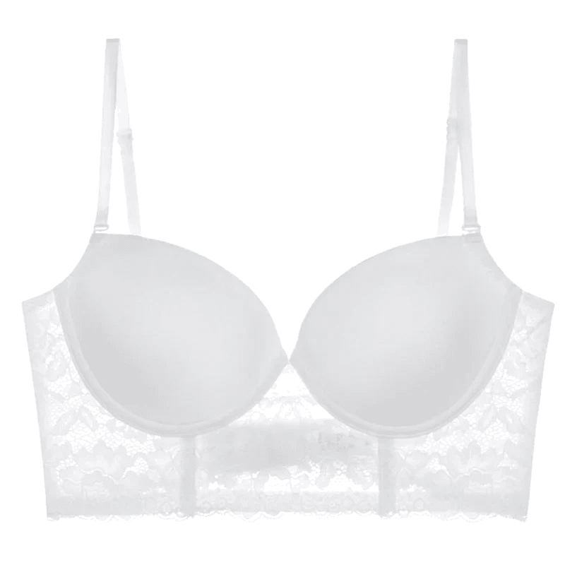 Soutien Gorge Dos Nu Blanc Invisible En Dentelle 2