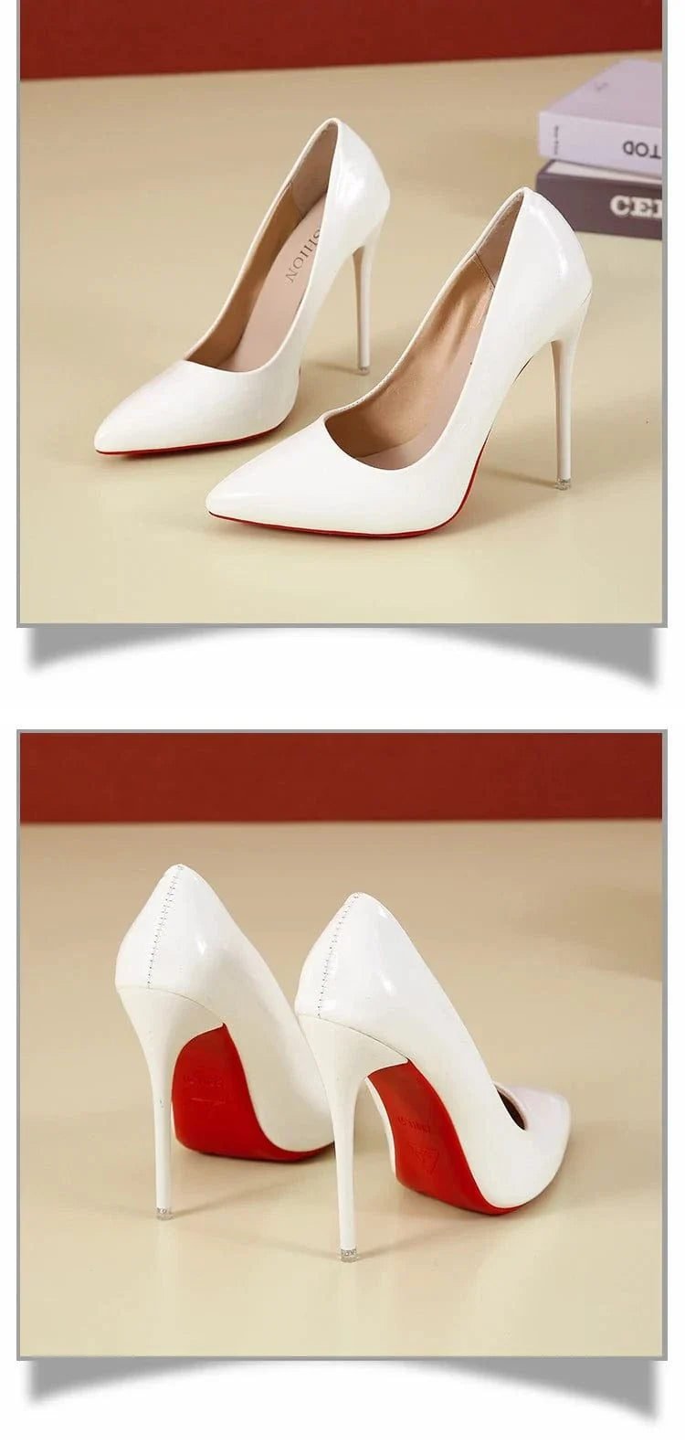 Talons Aiguilles Blancs 3