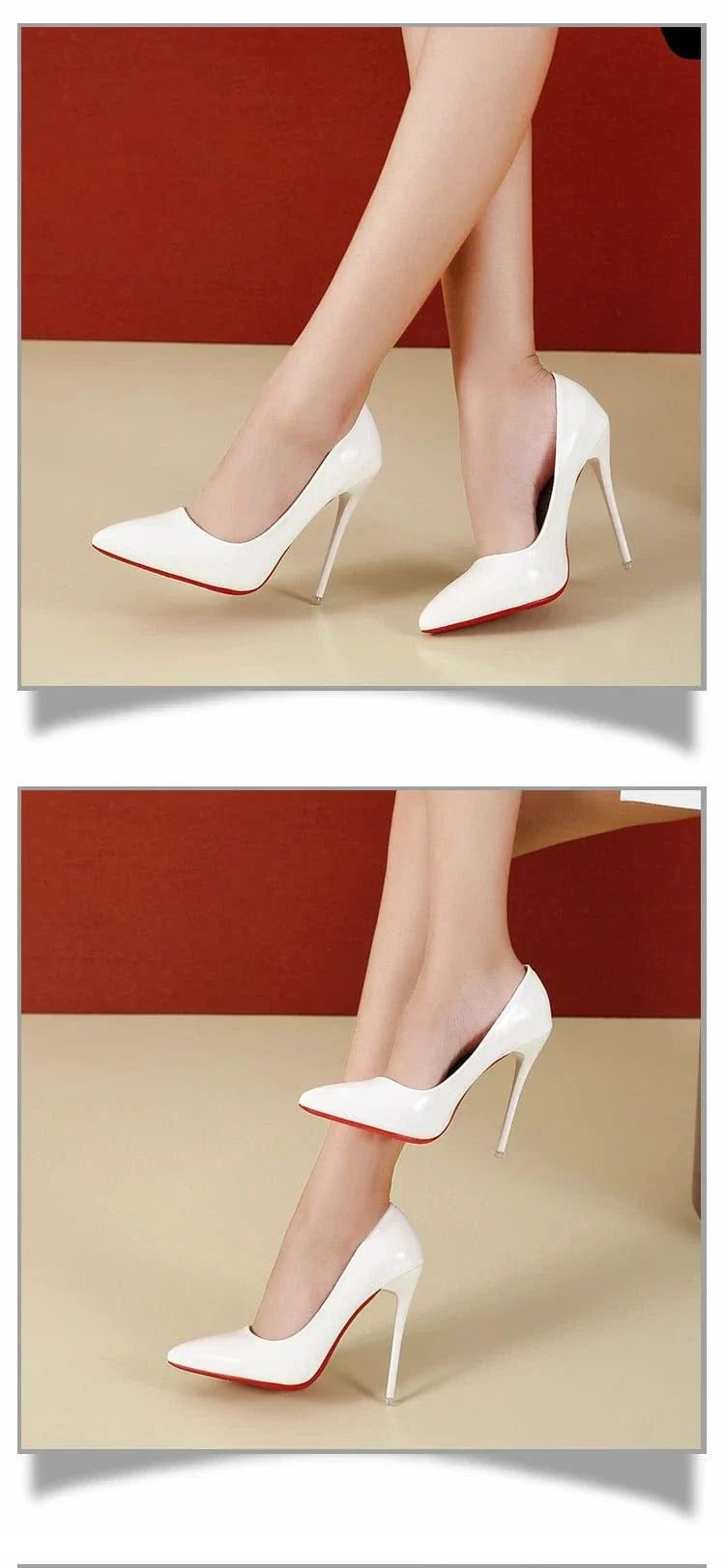 Talons Aiguilles Blancs 4