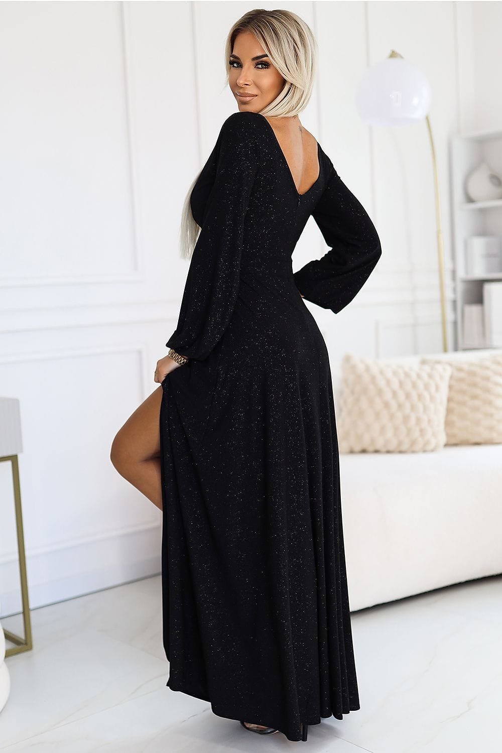 Tenue De Soiree Paillette Longue Fendue